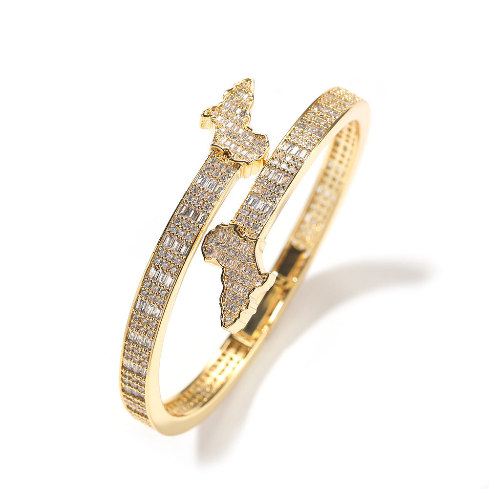 Africa Map Bracelet Jewelry - Shuntia Symonette