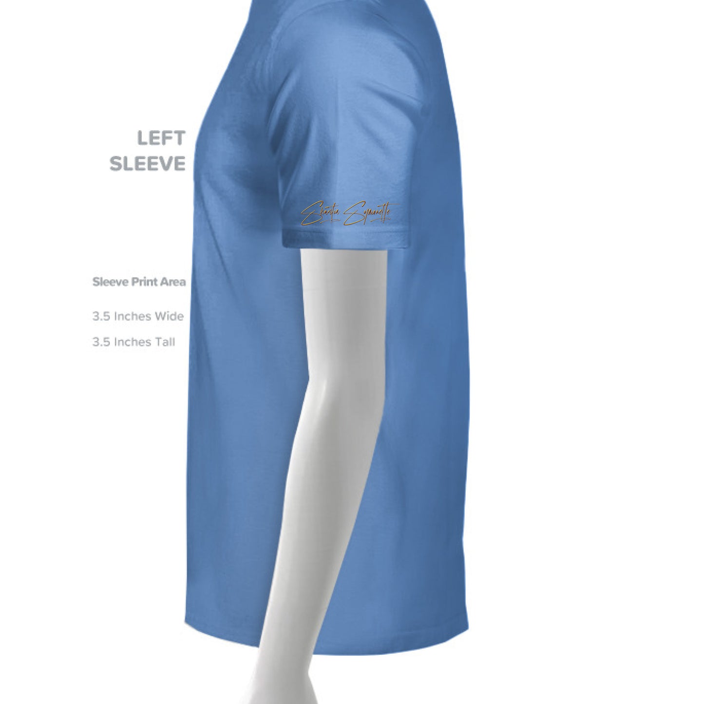 Azure Blue - SLEEVE_LEFT