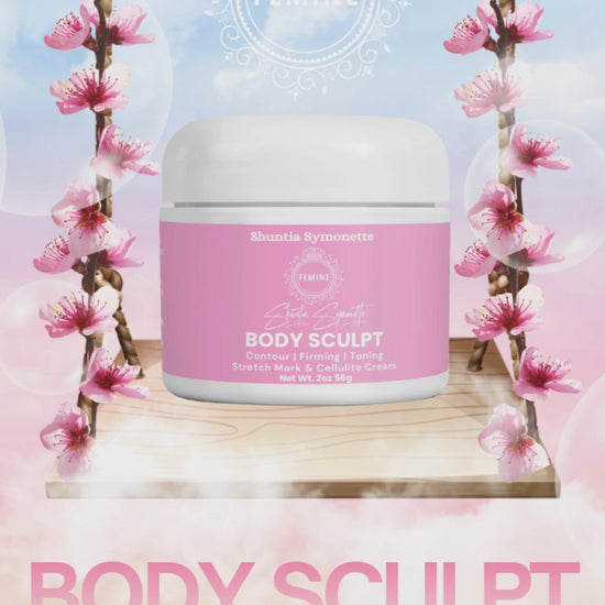 body sculpt cream body contouring cream firming and tightening cream cellulite reduction cream fat burning cream for belly thighs arms skin tightening lotion stretch mark reduction cream anti aging body cream slimming body cream toning firming skincare beauty cosmetic product by Shuntia Symonette