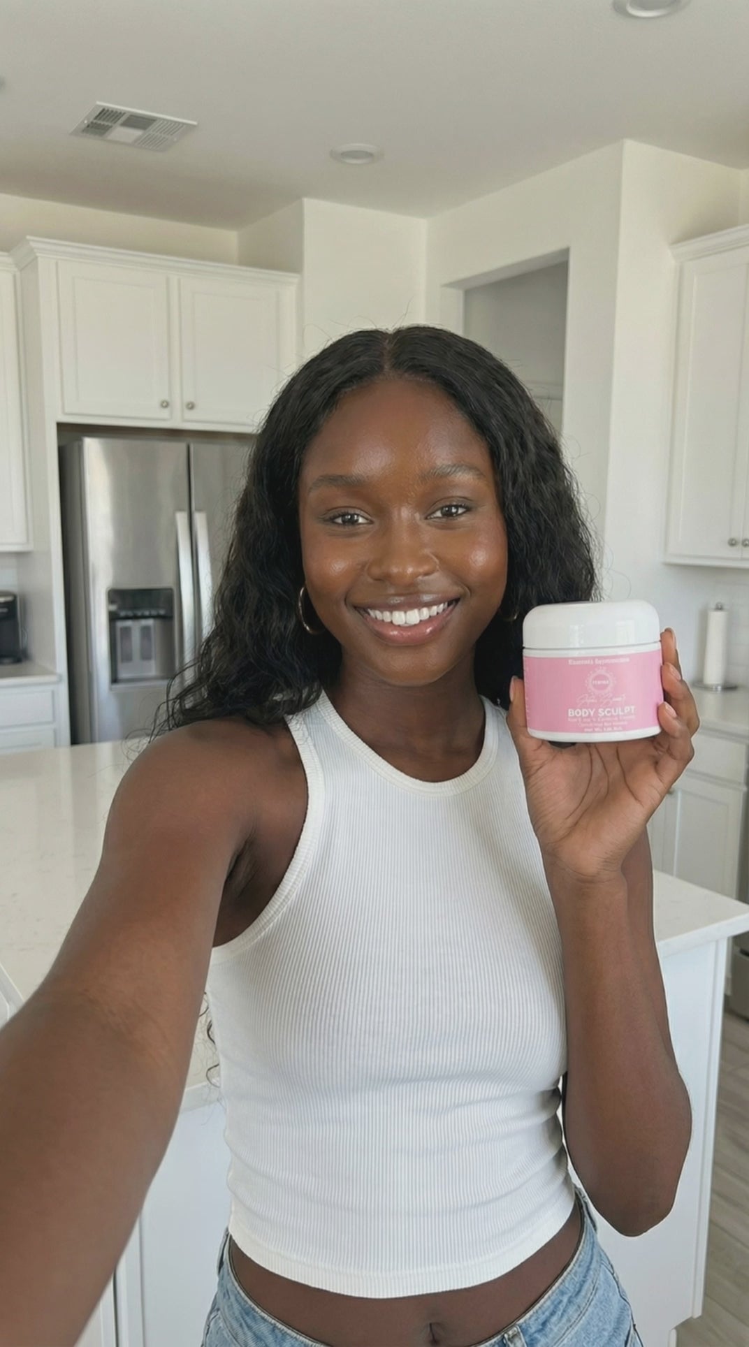 body sculpt cream body contouring cream firming and tightening cream cellulite reduction cream fat burning cream for belly thighs arms skin tightening lotion stretch mark reduction cream anti aging body cream slimming body cream toning firming skincare beauty cosmetic product by Shuntia Symonette